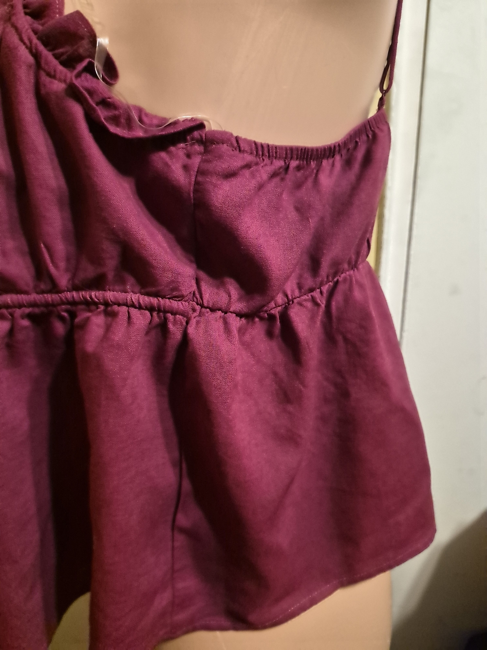 Wild Fable Women' Burgundy/Wine Crop Top with Tag Size XXL - Picture 14 of 15